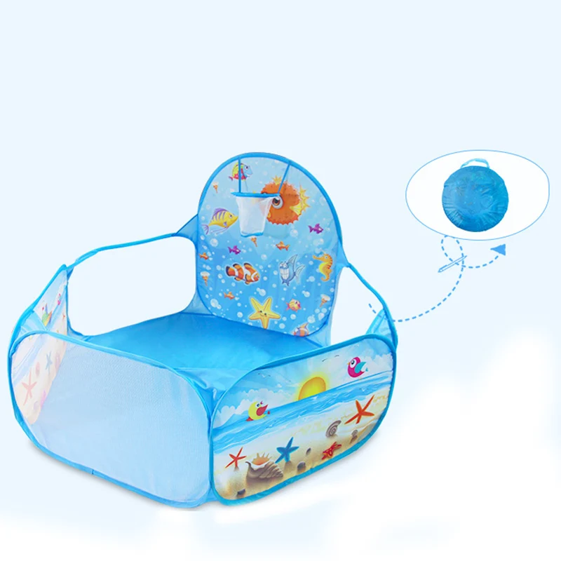 Игрушки палатка Серия океан мультфильм игра мяч ямы портативный складной