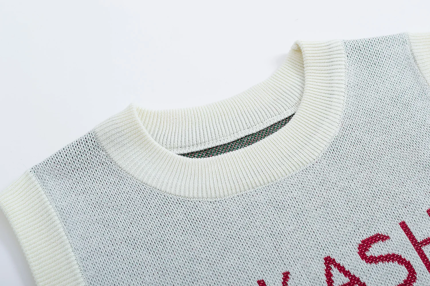 Fashion Design Spring Autumn New Women Knitted Vest Cartoon Letters Jacquard Cotton Sleeveless Sweaters Puloover Tops | Женская одежда