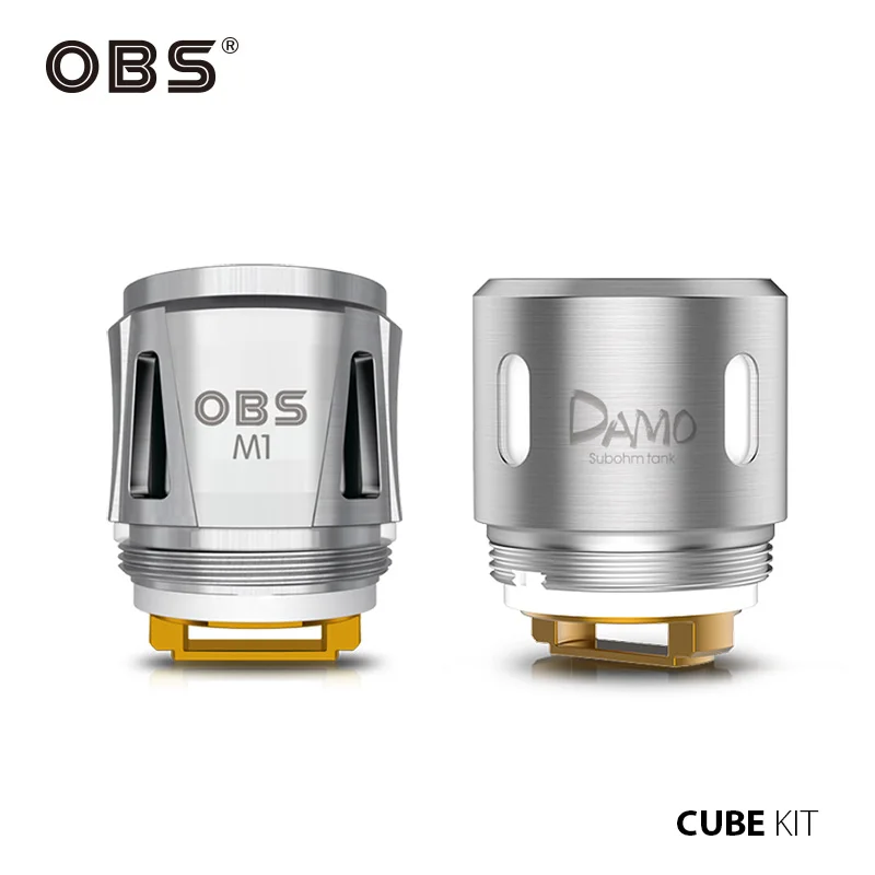 Оригинальный OBS CubeKit с сетчатым баком 3000 мАч 80 Вт Макс выход и 2 мл/4 мл CubeTank 0.2ohm