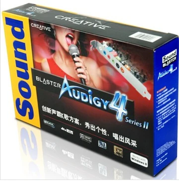 Бесплатная доставка Новый креативный 7 1 Audigy 4 II звуковая карта PCI Настольный