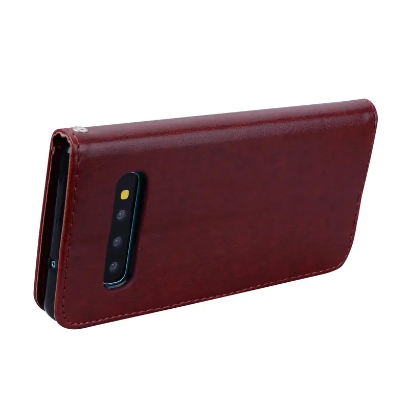 Модный флип-чехол для Samsung Galaxy S10 чехол S10Plus чехол-бумажник с подставкой Etui S10e Plus E +