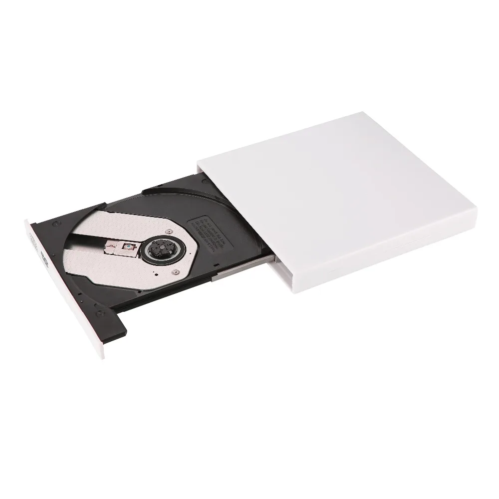 USB 2,0 Внешний DVD комбо Burner привод горелки CD+-RW DVD ROM для ПК компьютера ноутбука Мобильный Внешний привод
