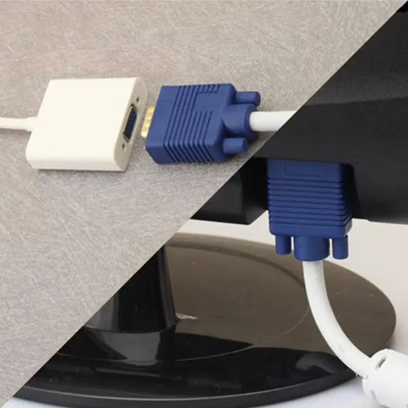 1 шт. мужского и женского пола совместимому с HDMI VGA видео адаптер HD ТВ ЭЛТ-ТВ для XBOX