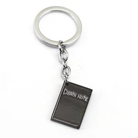 death note keychain anime key chain black book key ring chaveiro boy jewelry