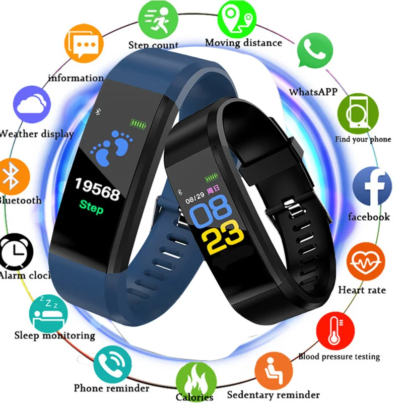 Спортивные Смарт часы для мужчин и женщин Bluetooth цифровой светодиодный смарт