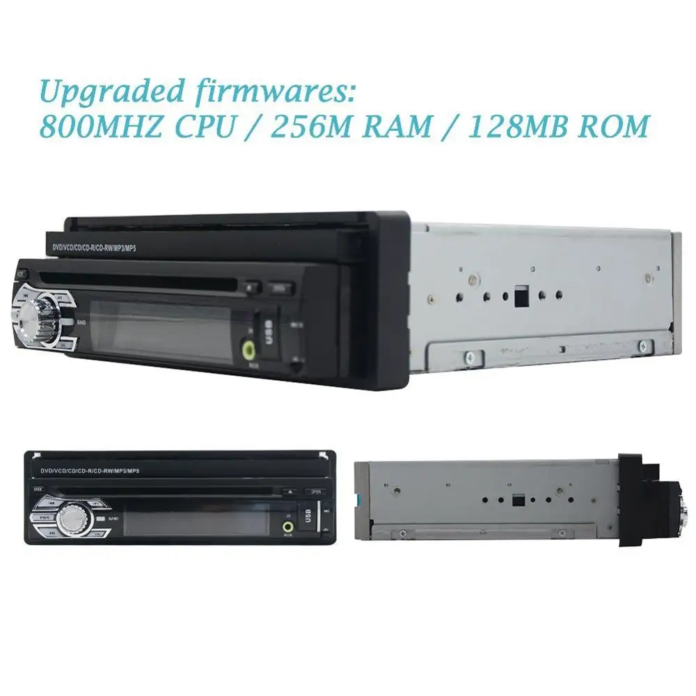Eincar 7 ''Сенсорный экран стерео GPS навигация в тире Bluetooth один 1DIN DVD CD приемник AM