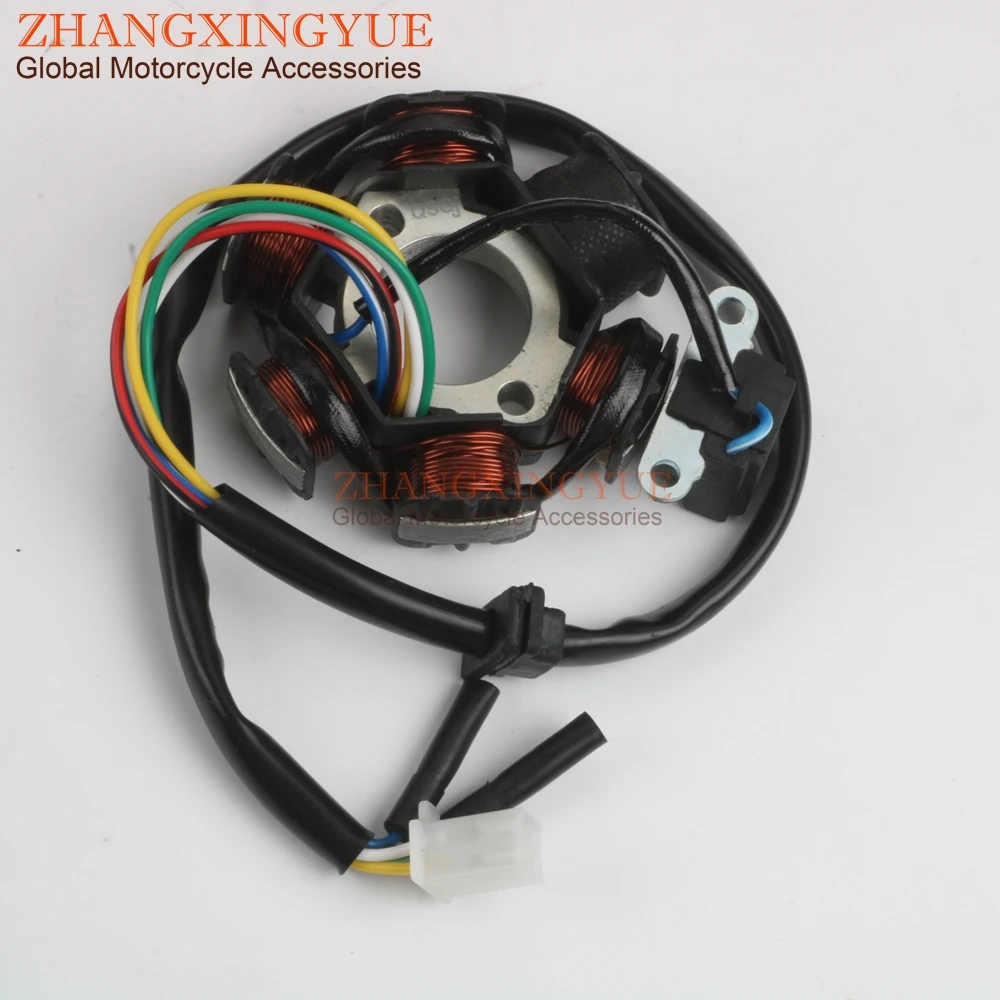 Скутер статор 6-8 полюс катушки для LONGJIA LJ125T GY6 125/150 152QMI 157QMJ 4-тактный |