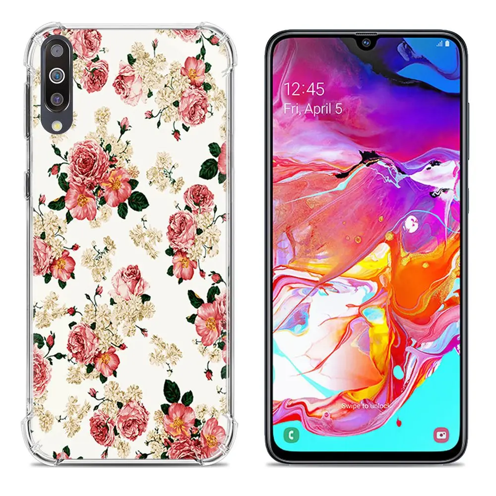 7 Противоударный чехол для телефона SAMSUNG GALAXY A70, 6,7 дюймов, стильный дизайн, цветная задняя крышка для телефона с рисунком - Цвет: 7