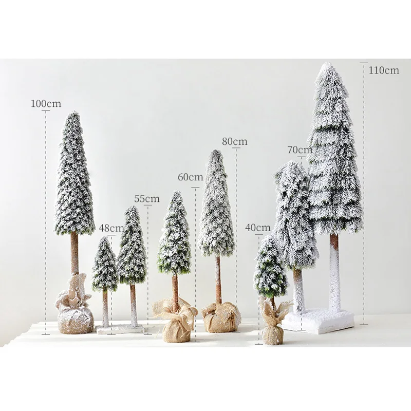 Искусственная Рождественская елка 40/60 см имитация кедра падающий снег