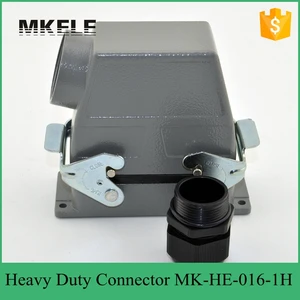 16 PIN 16A 400V/500V Used In Outdoor Voltage Circuit Breaker Heavy Duty Multi Core Quick Connector High Cover MK-HE-016-1H