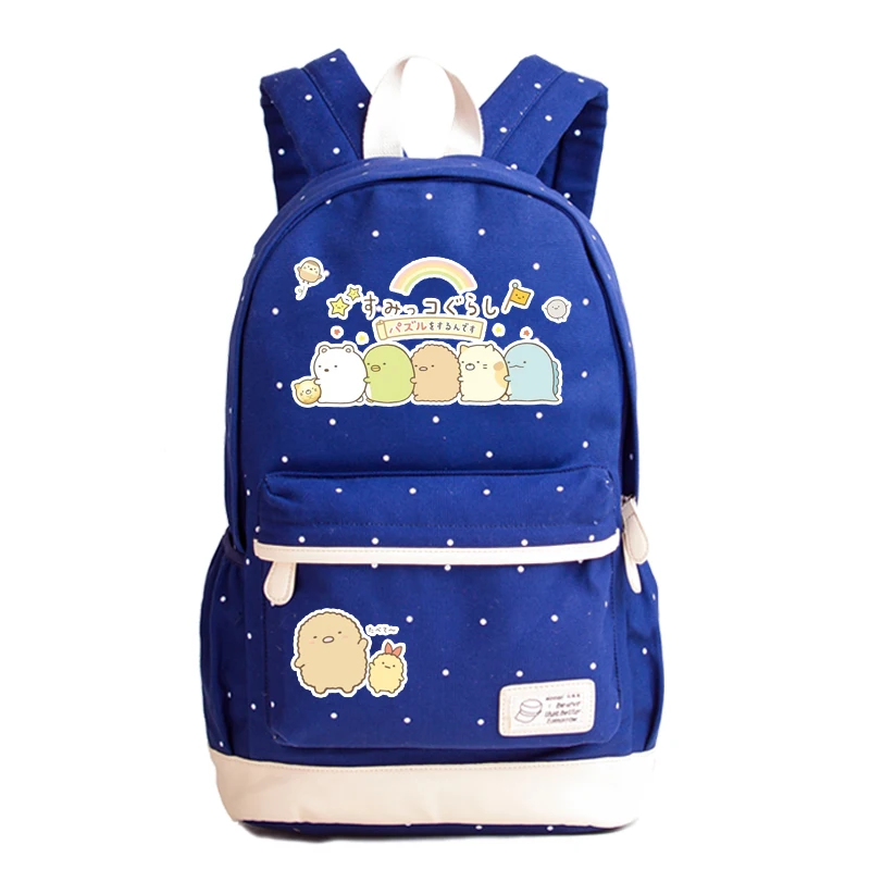 Kawaii sumikkourashi холщовые школьные сумки милые женские розовые рюкзаки Mochila Feminina девочки походный рюкзак для ноутбука рюкзак