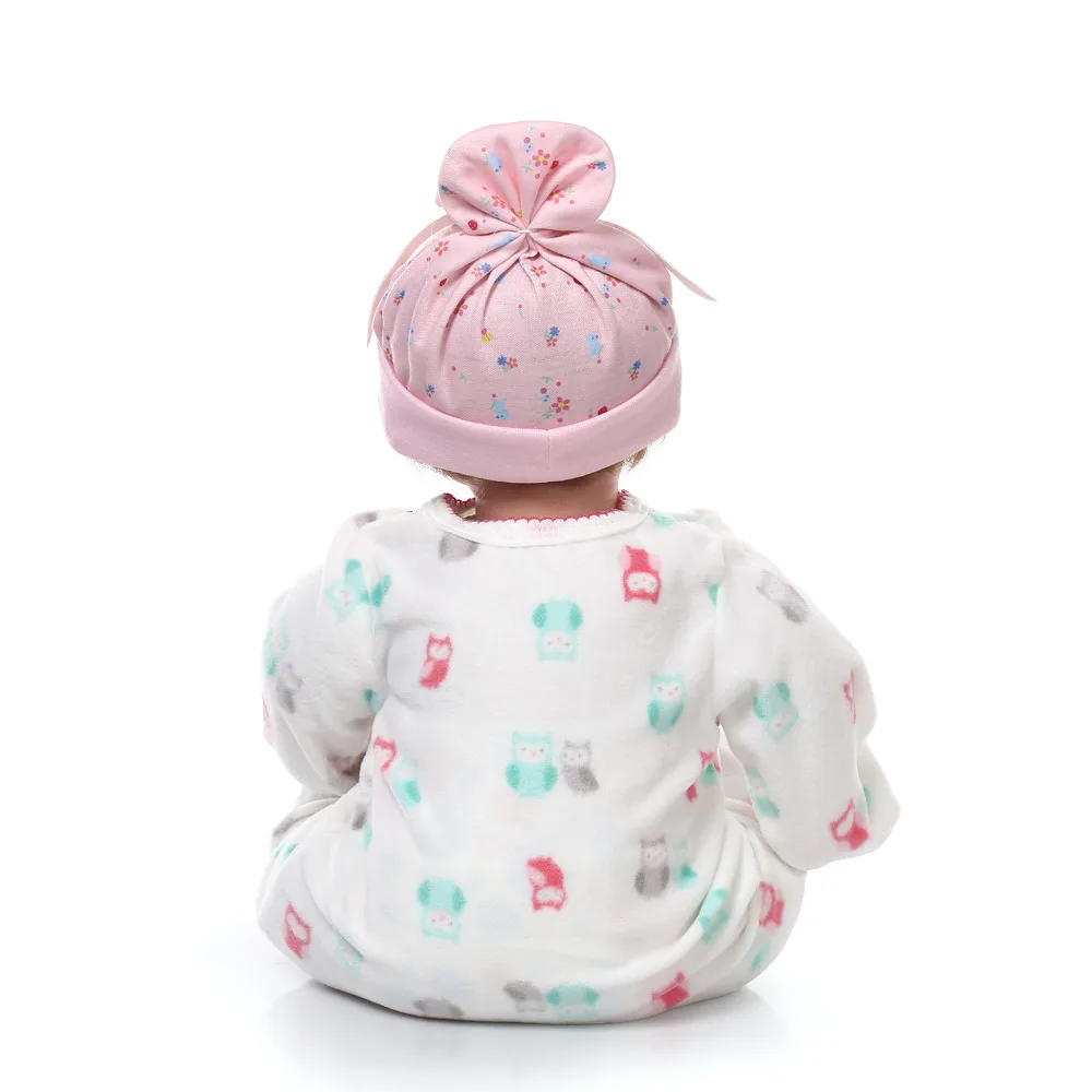 Lifelike Silicone Reborn Baby Doll Toys For Child Brithday Present Gift Play House Cute Soft Sleeping Newborn Girl Babies | Игрушки и