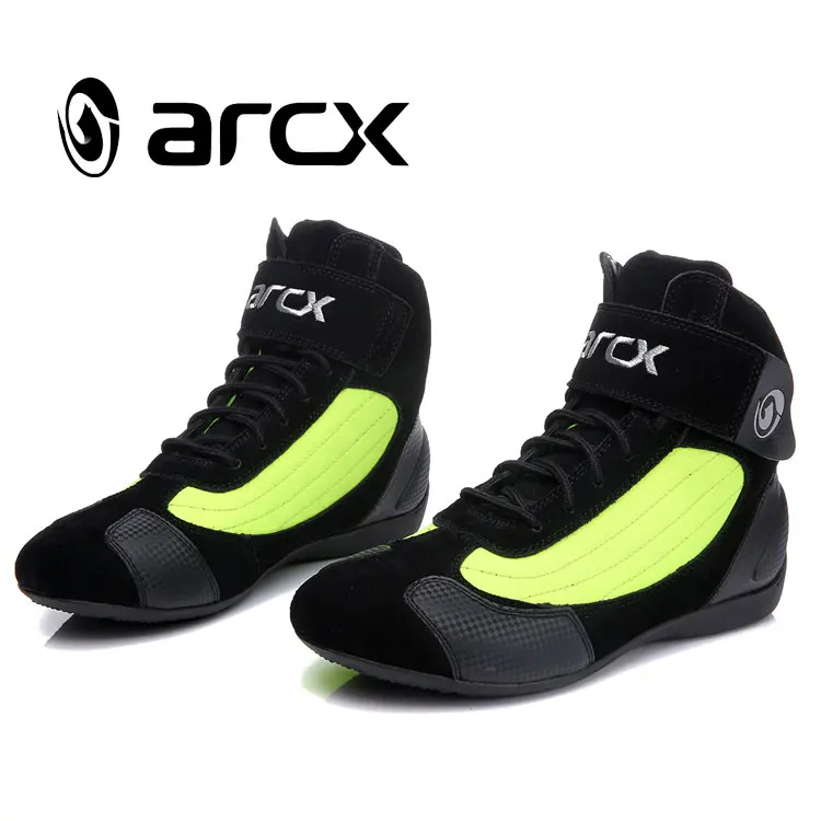 Короткие ботинки для езды на мотоцикле ARCX защитные до щиколотки байкеров Chopper