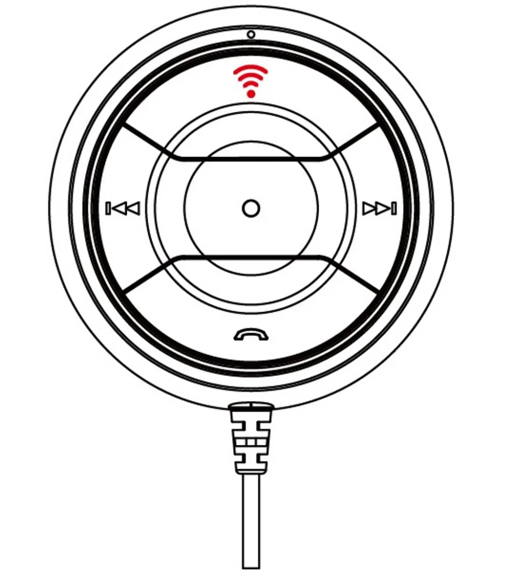 NFC Bluetooth автомобильный комплект приемник Hands-free AUX Выход адаптер для музыки и
