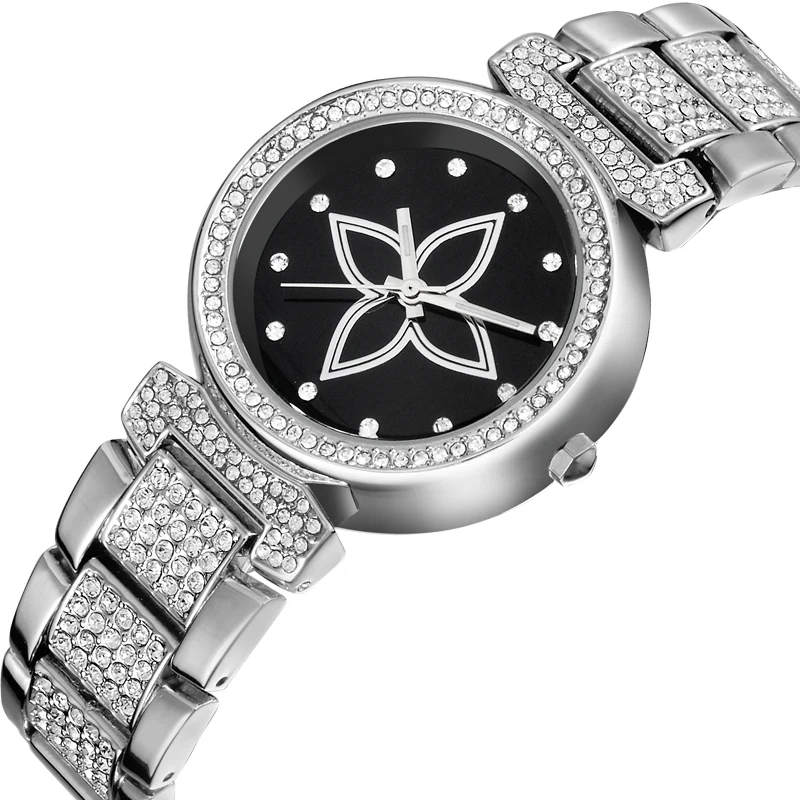 WEIQIN Новые цветочные женские часы роскошные высококачественные