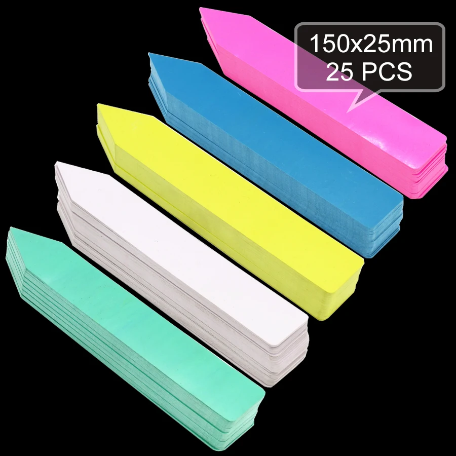 Пластиковые маркеры для растений, цветов, 25 шт., 150x25 мм