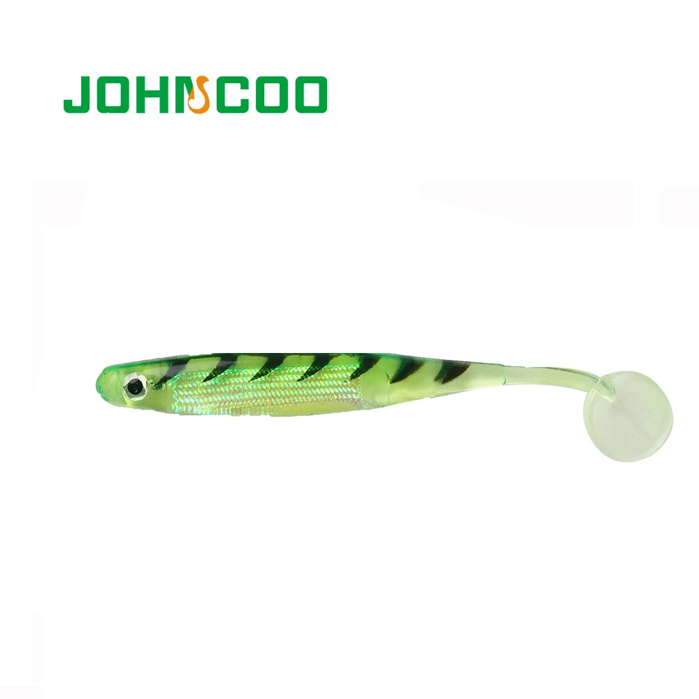 JOHNCOO 6 шт Мягкие силиконовые приманки 2018 новые рыболовные воблеры 11 см 4 7 г речная
