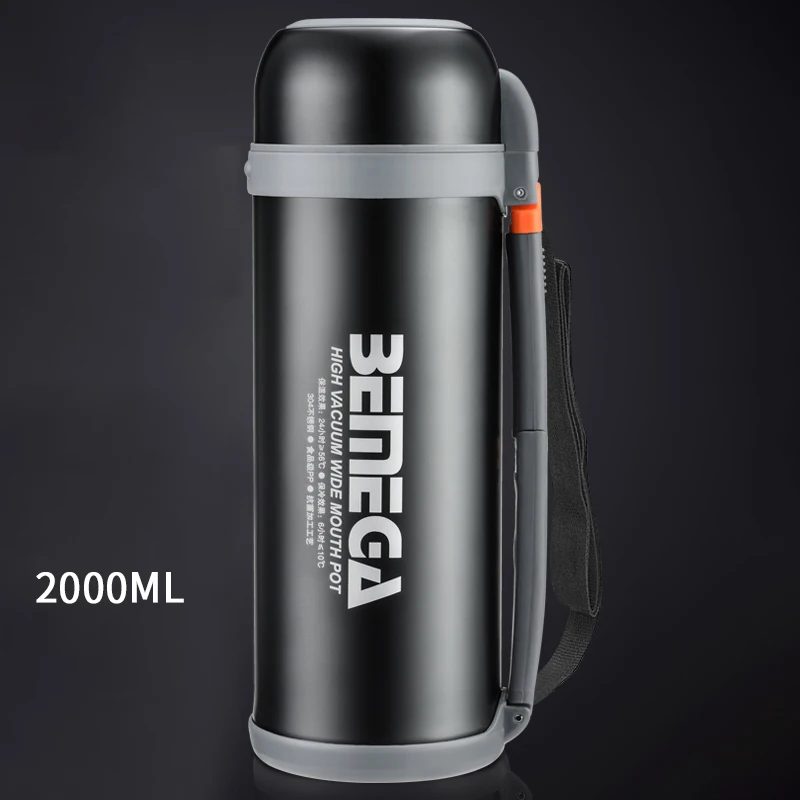 2Л Термокружка Из Нержавеющей Стали для путешествий кофейная кружка с крышкой и