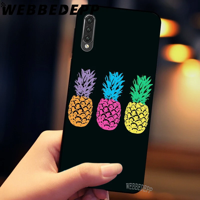 WEBBEDEPP Kawaii Pineapple Art Soft TPU Cases Cover for Xiaomi Redmi 7 4A 5A 6A 8A S2 4 4x 5 Plus 6 Pro | Мобильные телефоны и