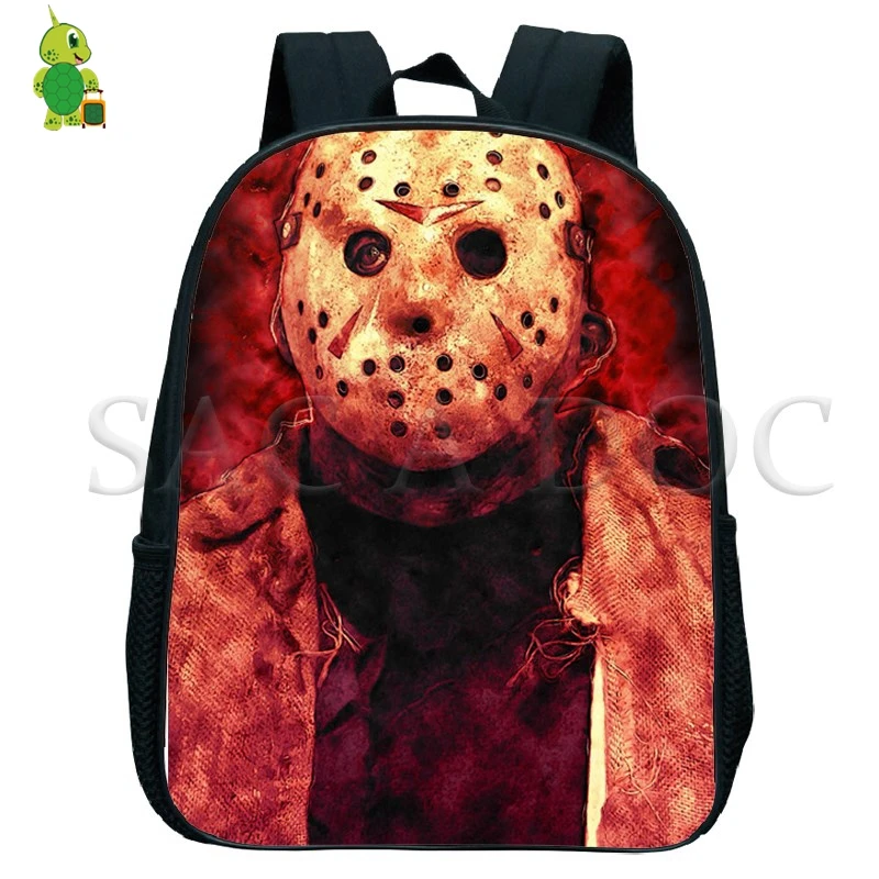 Friday The 13th Jason Voorhees, рюкзак для детей, школьные сумки для мальчиков и девочек, рюкзак для детского сада, детские маленькие сумки - Цвет: 2