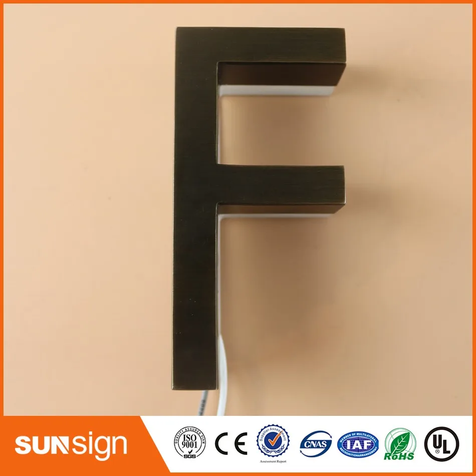 Индивидуальный наружный архицированный светодиодный фонарь из нержавеющей