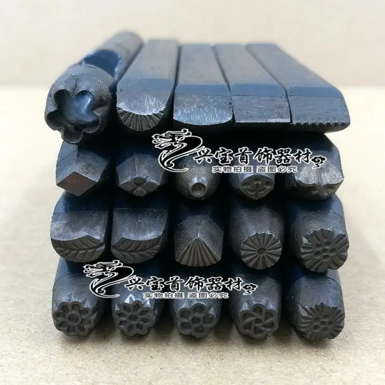 Сделай Сам 20 шт Изготовление ювелирных изделий набор стальных штампов ручные