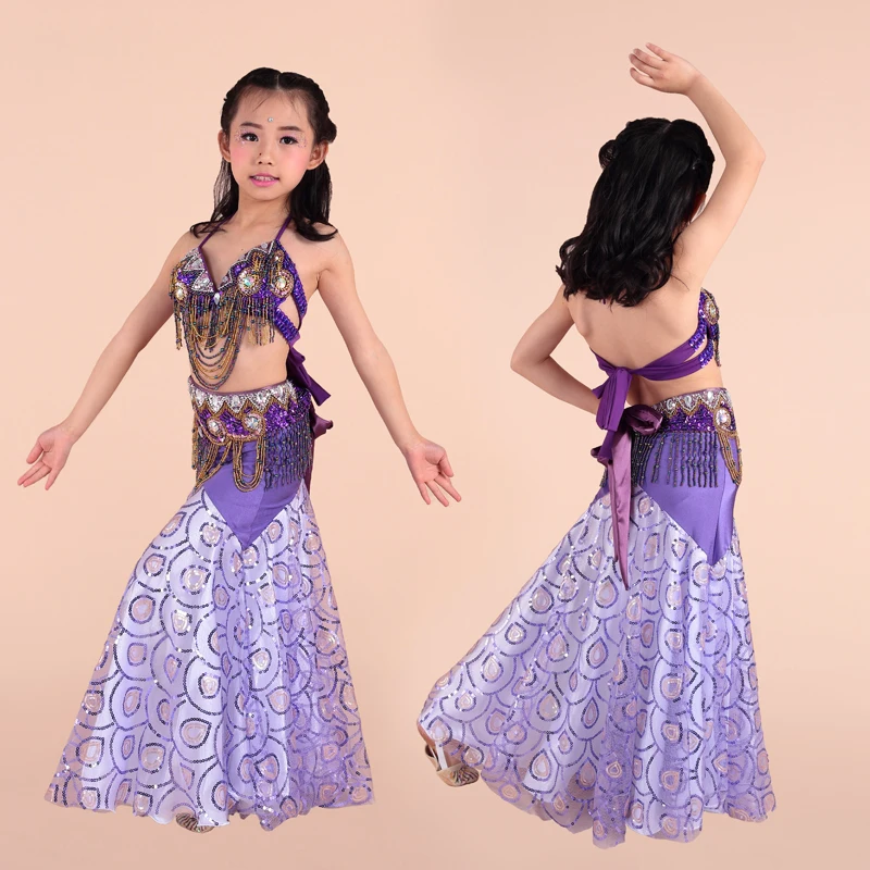 Костюм Bellydance для девочек сексуальный комплект ручной работы бисерный