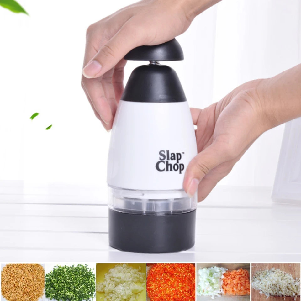 Нержавеющая Сталь Ручной пресс для чеснока дробилка соковыжималка Slap Chop еда измельчитель лук резак овощи фрукты имбирь чеснок дробилка