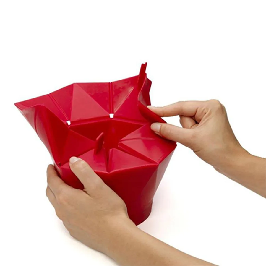 1 шт. Волшебная микроволновка силиконовая попкорн складное ведро Поппер миска