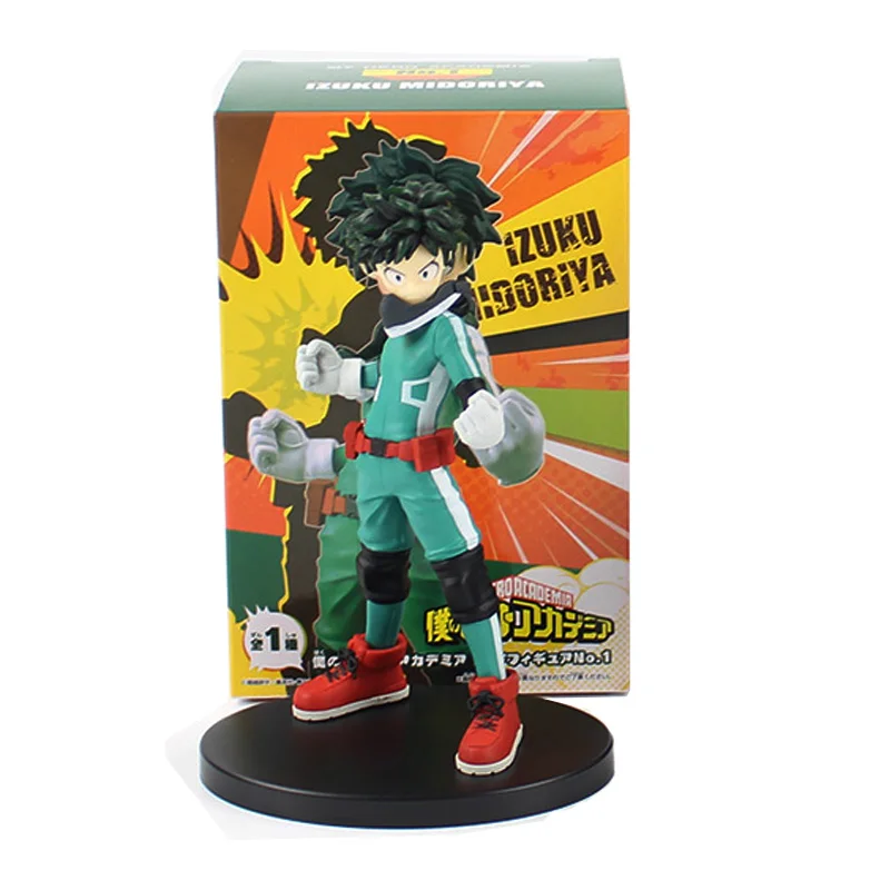 A with box Мой герой Academy DXF фигурка мидория изуку Bakugou катсуки боку нет герой научная Коллекция Модель фигурные игрушки подарок 15 см - Цвет: A with box