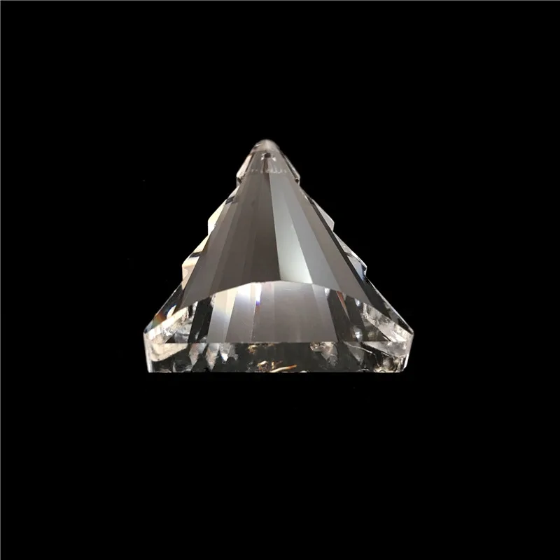 

63mm Clear Hanging Chandelier Tree Shape Pendants One Hole Crystal Glass Chandelier Pendants For Wedding Decor