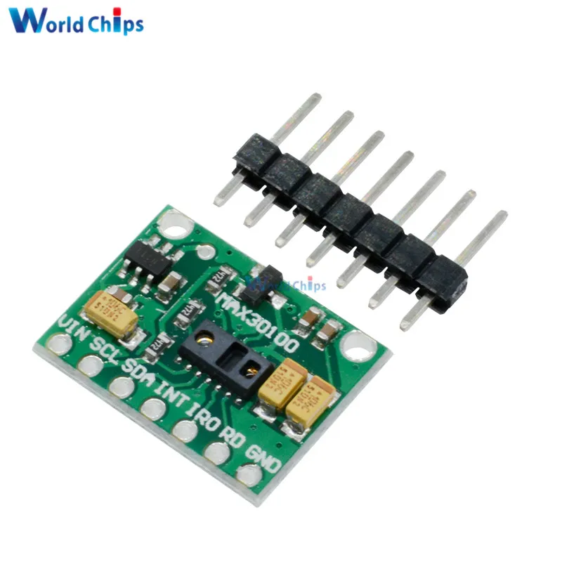 Пульсоксиметр MAX30100 модуль пульсометра для Arduino | Электронные компоненты и