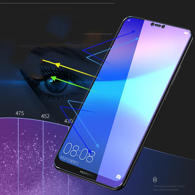 OriWood 2.5D полное покрытие анти Blue Ray светло-фиолетовый Защитная пленка для экрана из