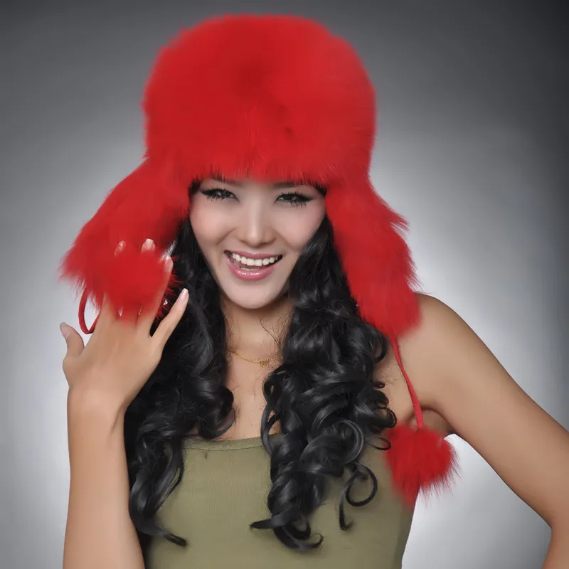 ZDFURS лучший рождественский подарок! 2016 Модная женская шапка из 100% натурального