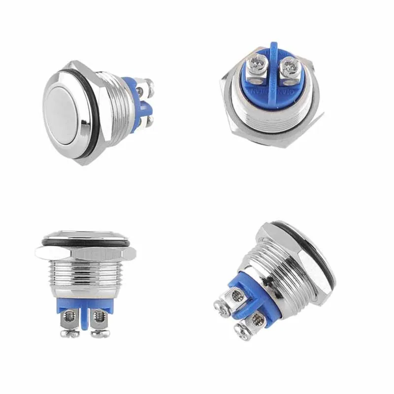 16 мм водонепроницаемый автомобиль тире металлический мгновенный двигатель Пуск