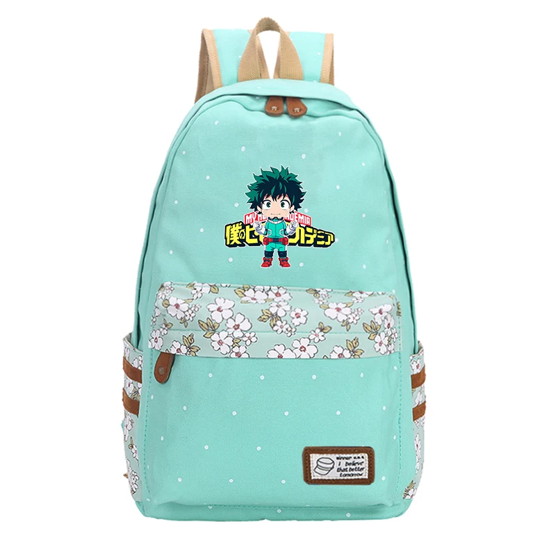 Рюкзак для ноутбука с принтом аниме My Hero academic Midoriya Izuku школьные сумки косплея