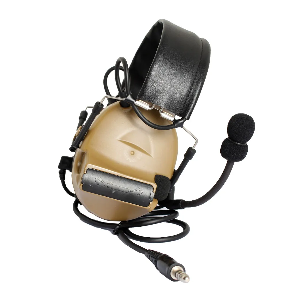 DE Тактические наушники TAC-SKY COMTAC II силиконовые наушники Версия шумоподавление звукосниматель гарнитура - Цвет: DE