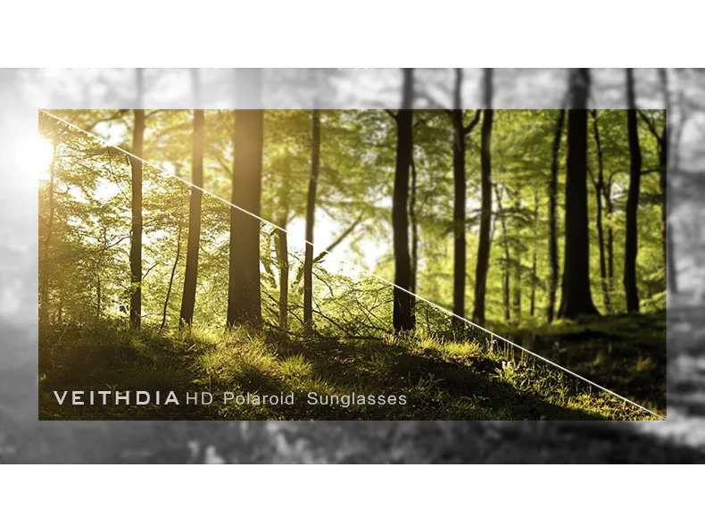 Бренд veithdia солнцезащитные очки унисекс Женские очки oculos de sol для вождения поляризованные солнцезащитные очки с зеркальным покрытием для мужчин 2736