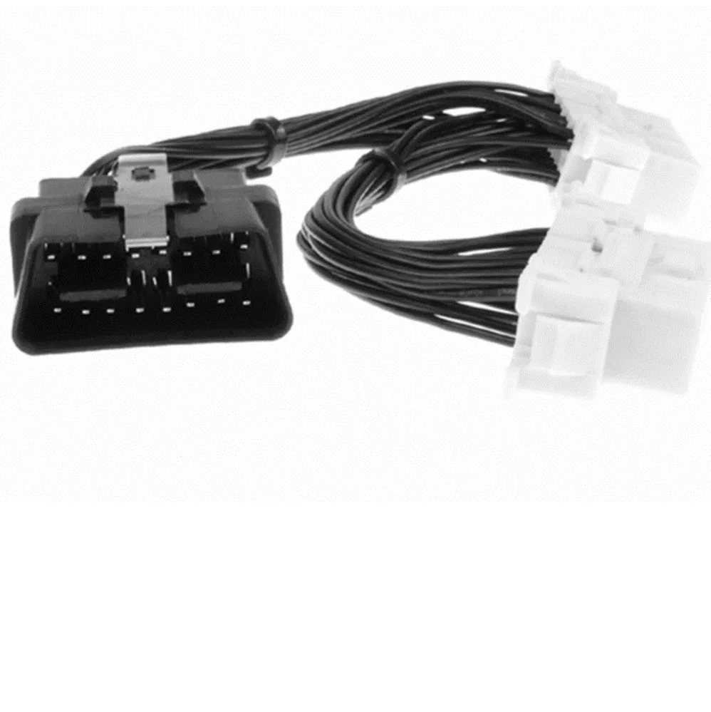 Высокое качество 16 Pin OBD2 OBDii OBD 2 сплиттер Удлинительный кабель один штекер на два Женский Y кабель OBD2 сплиттер удлинитель