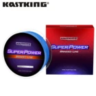 Леска KastKing SuperPower, плетеная, 4 нити, ПЭ, 300 м, 500 м, 1000 м, 10-80 фунтов, 4,6-36,4 кг, для ловли карпа и окуня, мультифиламентная леска