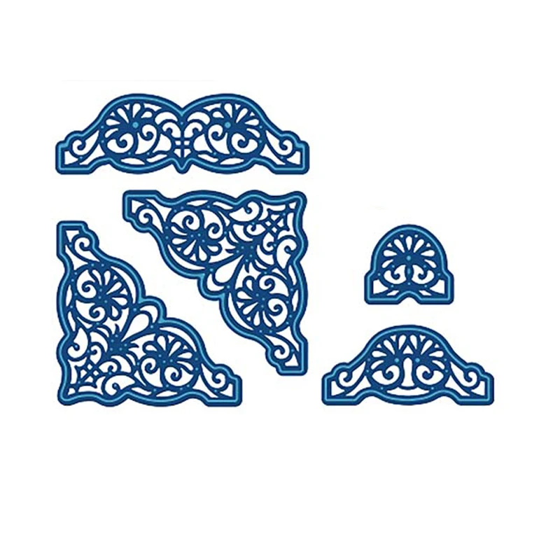Parisian Damask Кружевной Край Рамки Металлические трафареты для пресс-формы для ручная работа Скрапбукинг декорирование для тиснения бумаги высечки