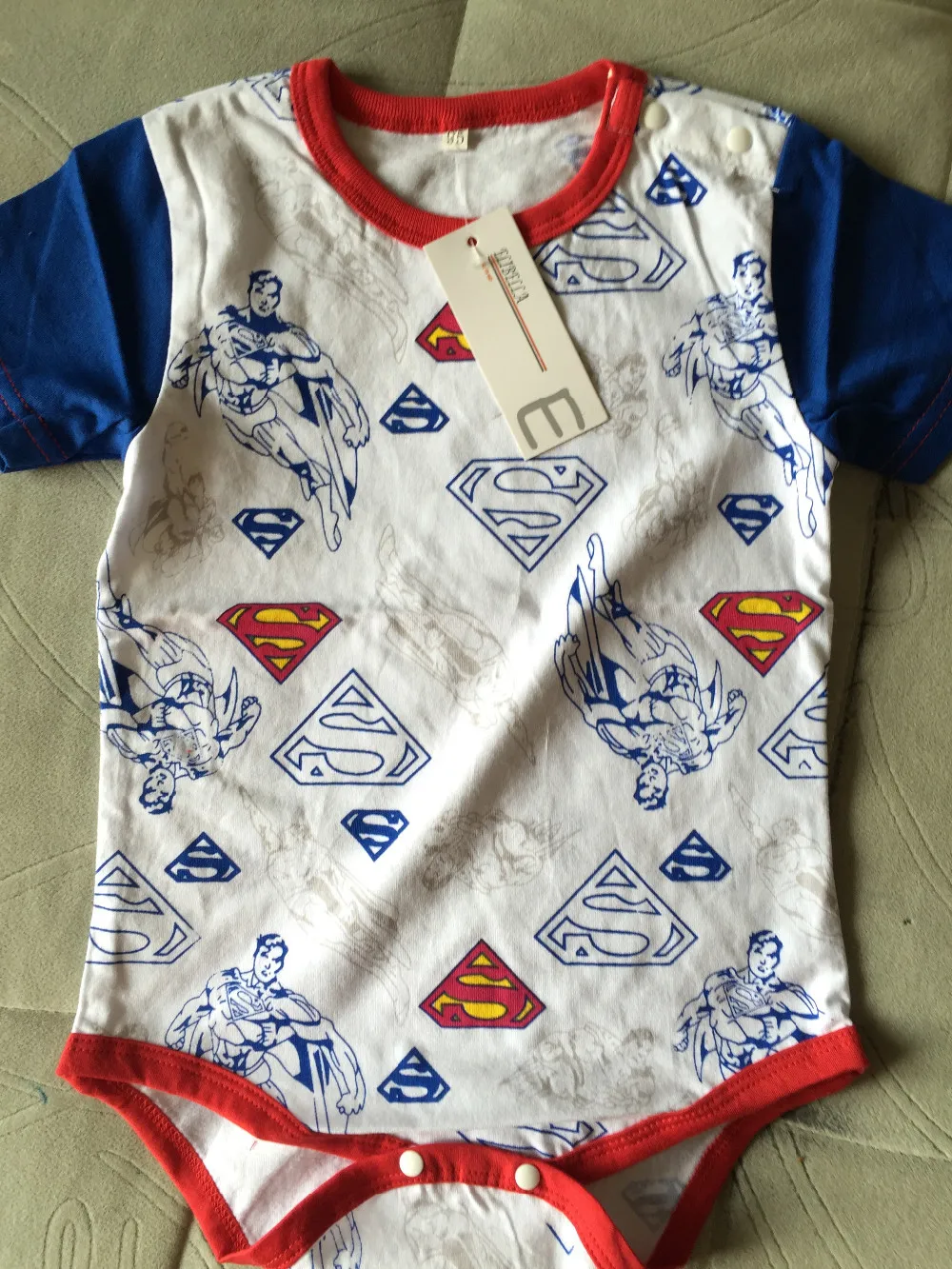 Одежда для новорожденных малышей Ropa Bebe хлопок короткий рукав с рисунком СУПЕРМЕНА для малышей, детский комбинезон, костюм «Бэтмен» на день рождения детская одежда с фантазийным рисунком, одежда