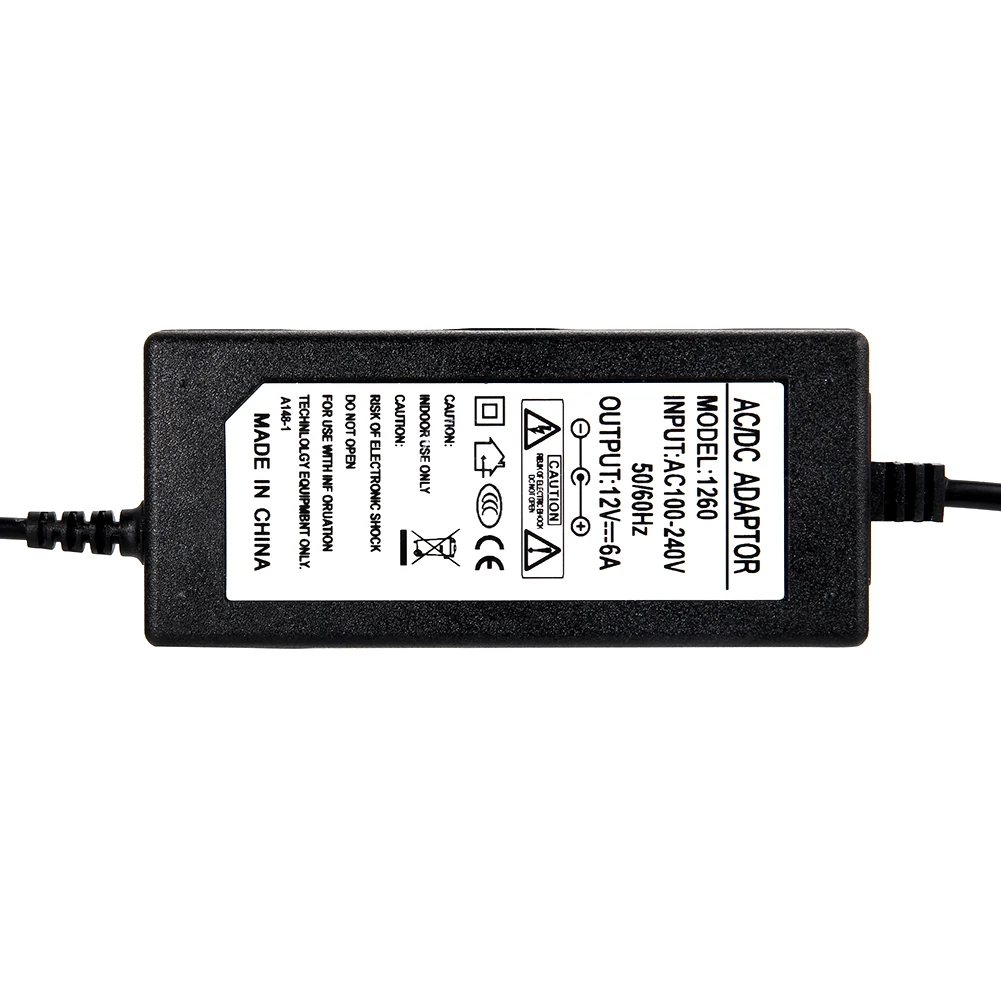 AC DC 12 V 6A адаптер питания 72 W для розетки дропшиппинг|Адаптеры AC/DC| |