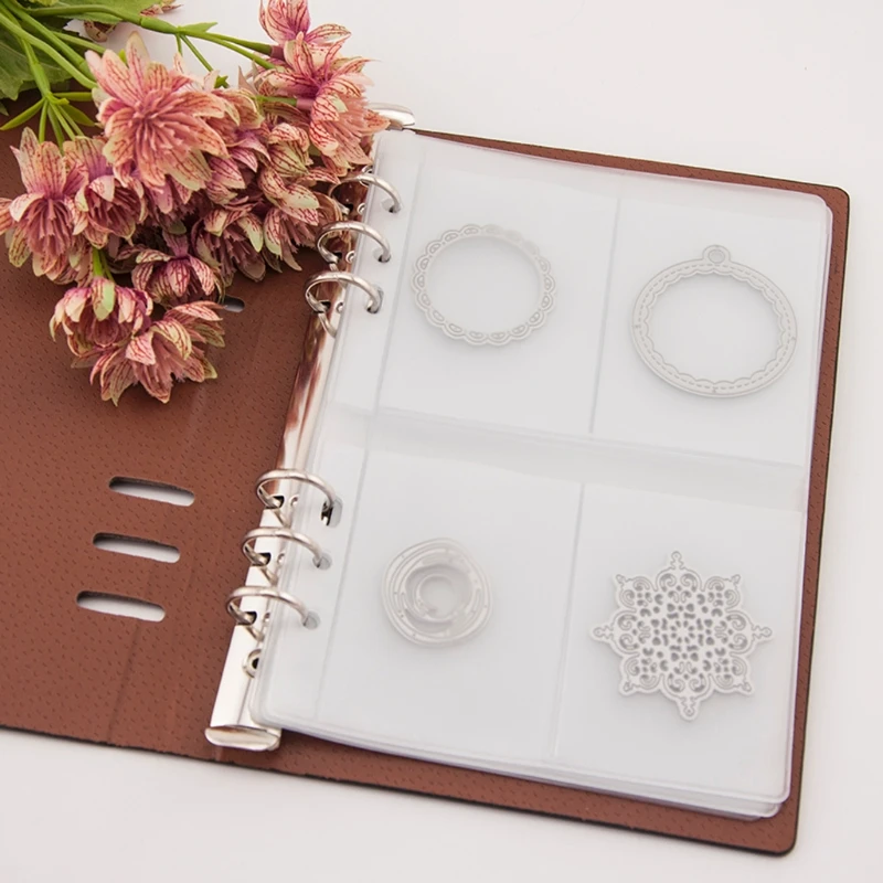 

5Sheet DIY Scrapbooking Cutting Dies Stencil Storage Book Collection Album Cover