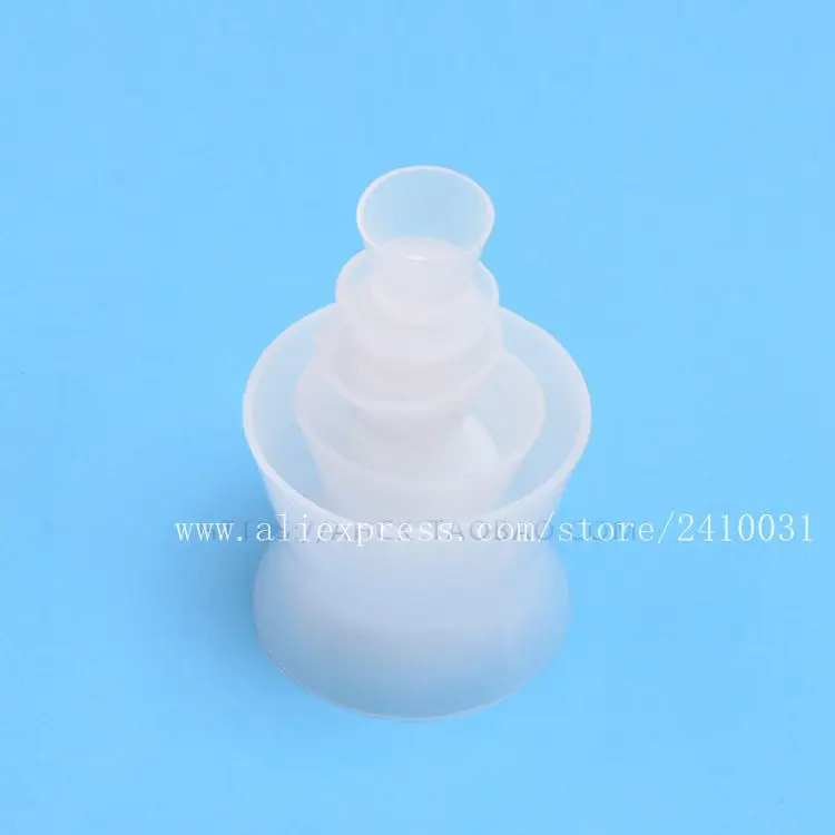 5 шт. белый лабораторный гибкий силиконовый каучук миска для смешивания | Красота