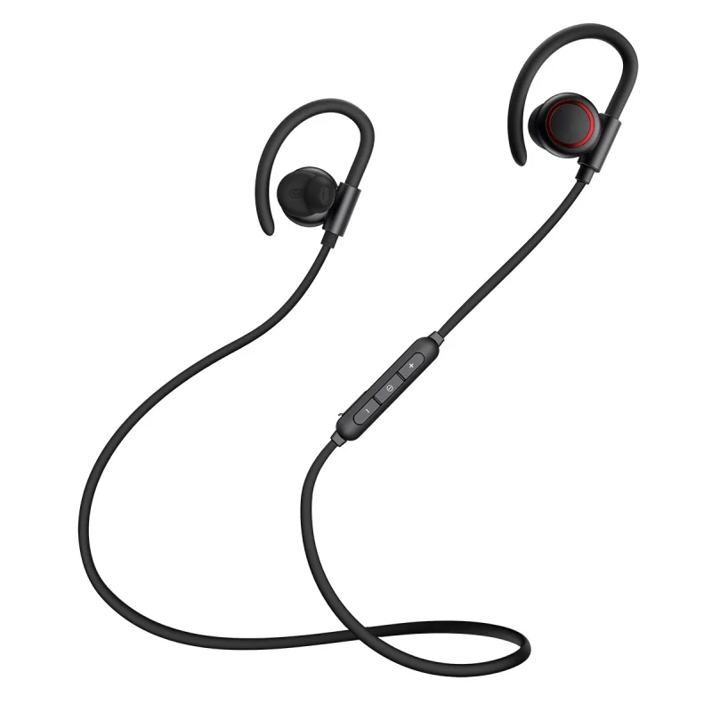 Baseus S17 Спортивные Беспроводные наушники Bluetooth 5,0 наушники для Xiaomi Redmi Note 7 Iphone 8 XR huawei гарнитура громкой связи - Цвет: Black