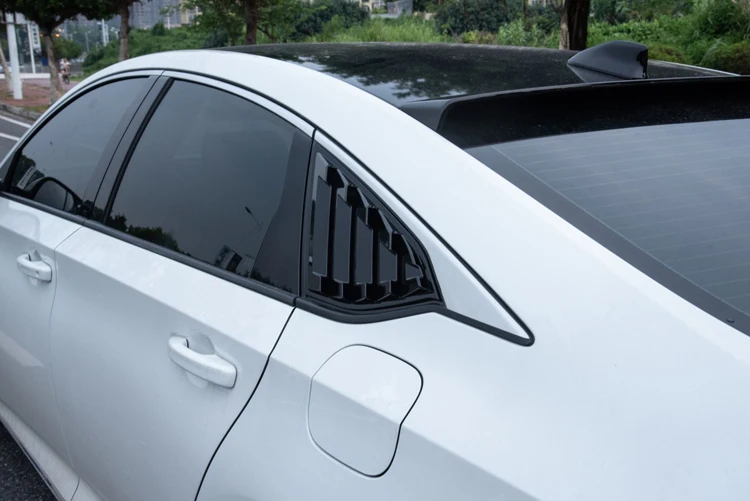 Для Honda Accord 10th углеродное волокно ABS задняя оконная ручка треугольник крышка чаши аксессуары для стайлинга автомобиля 2шт C1086