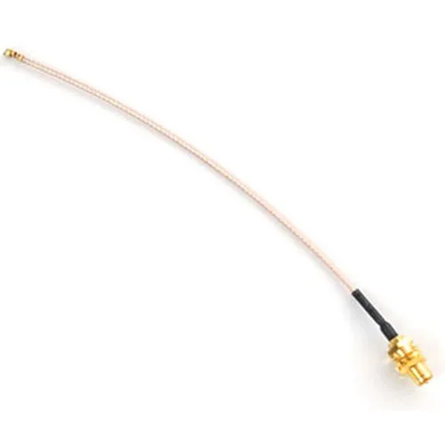 Переходник RP SMA (гнездо) на uFL/u.FL/IPX/IPEX РЧ, коаксиальный разъем RG178, 20 см