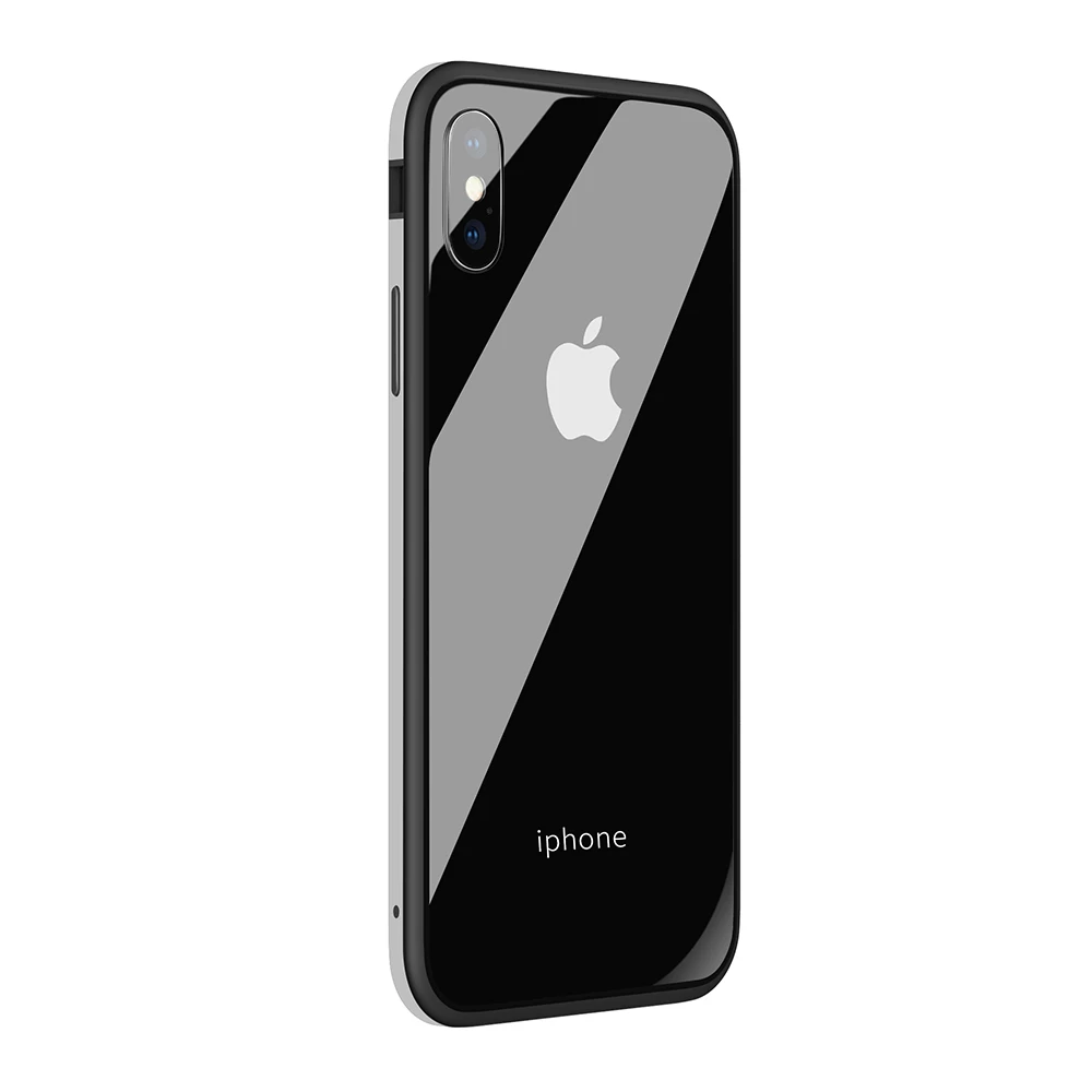 Прозрачный стеклянный чехол SULADA для iPhone 6/6S 7 8 PLUS Гибридный Металлический корпус