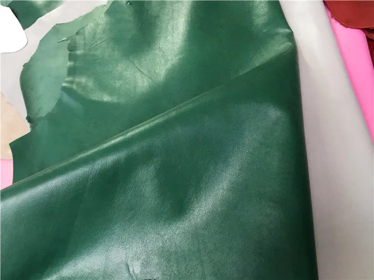 Натуральная овечья кожа темно зеленого цвета оптовая продажа|leather material|genuine leather
